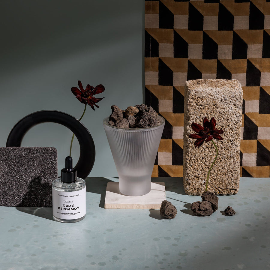ZAI Lava Rock Diffuser - Fig & Flowers.