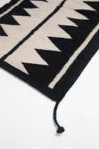 Zapotec Black & Ivory Rug #5