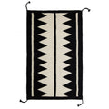 Zapotec Black & Ivory Rug #5