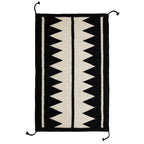 Zapotec Black & Ivory Rug #5