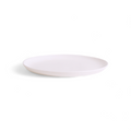 Flat Salad/Dinner Plate | Edan 9.4" - Matte White Stoneware Set
