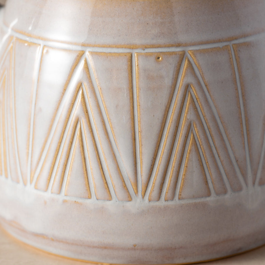 Mountain Peaks Ceramic Teapot