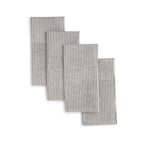 VERTEX Hand Block Printed Napkins - Set of 4. Cotton - Fair Trade - Artisan Made