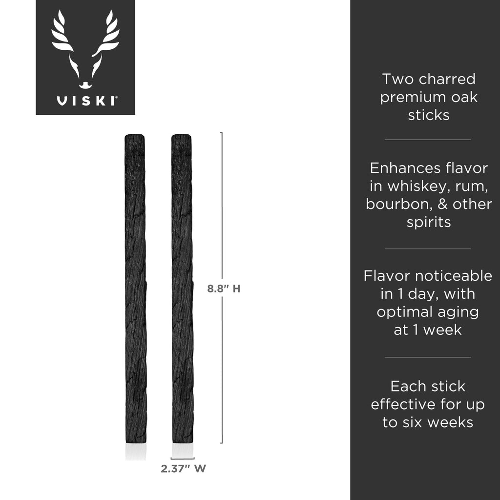 Alchemi Liquor Aging Kit Refill Sticks, Set of 2.