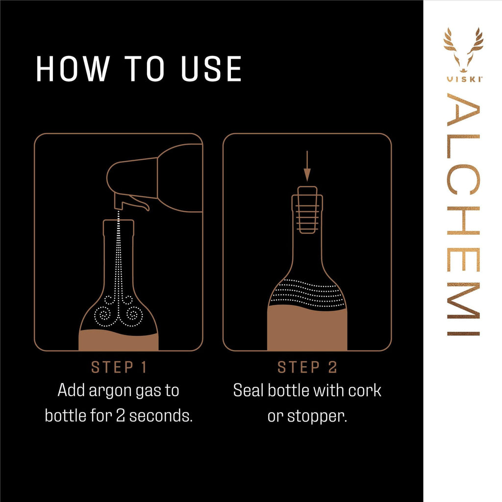 Alchemi Natural Argon Wine Preserver.