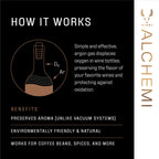 Alchemi Natural Argon Wine Preserver.