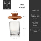 Alchemi Single Serve Smoked Cocktail Kit.