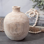Andaluca - Paulownia Wood Round Vase.