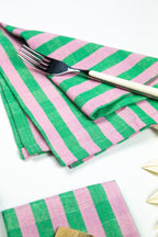 Archive NY Flora Stripe Napkins.