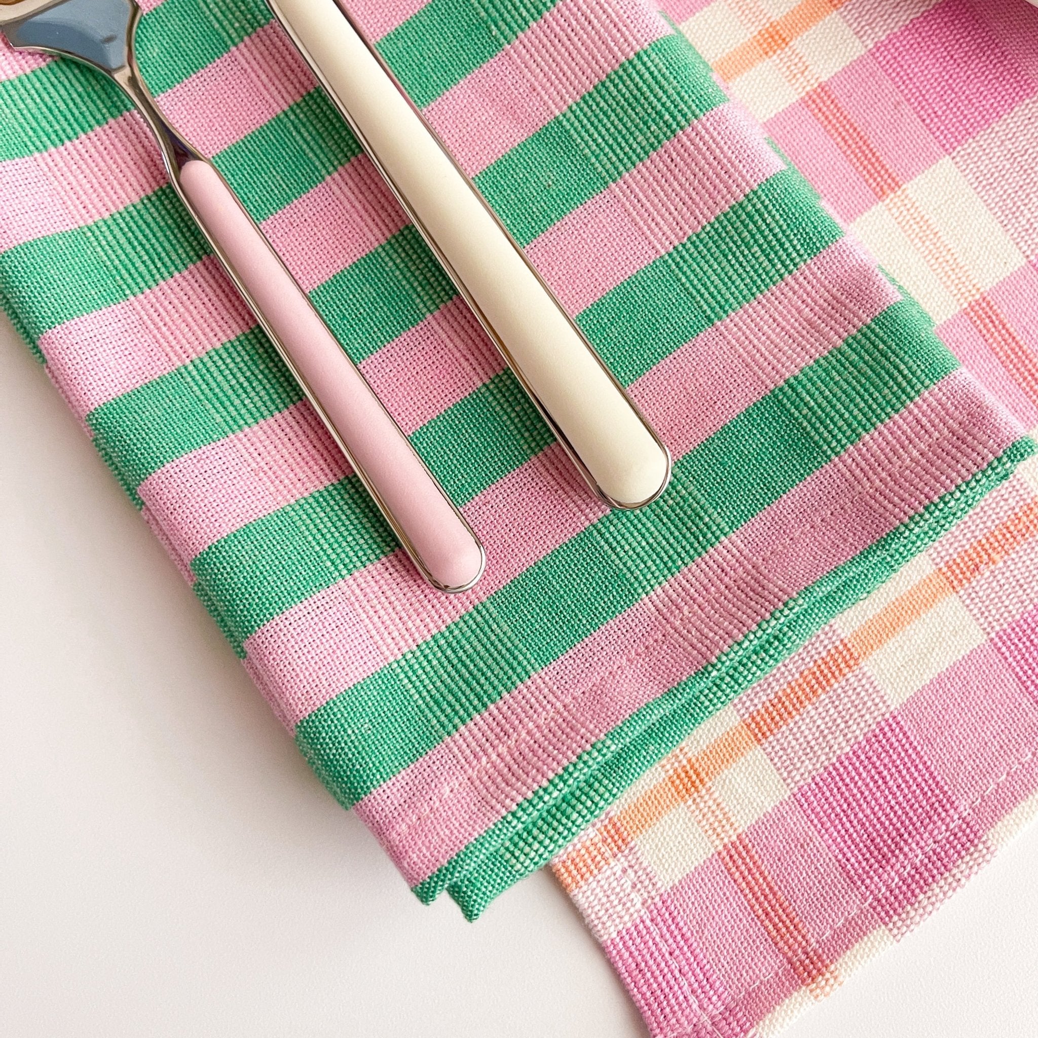 Archive NY Flora Stripe Napkins.