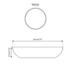 Stoneware Pasta Plate | Youlha 7.9"