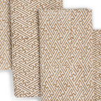 VERTEX Hand Block Printed Napkins - Set of 4. Cotton - Fair Trade - Artisan Made