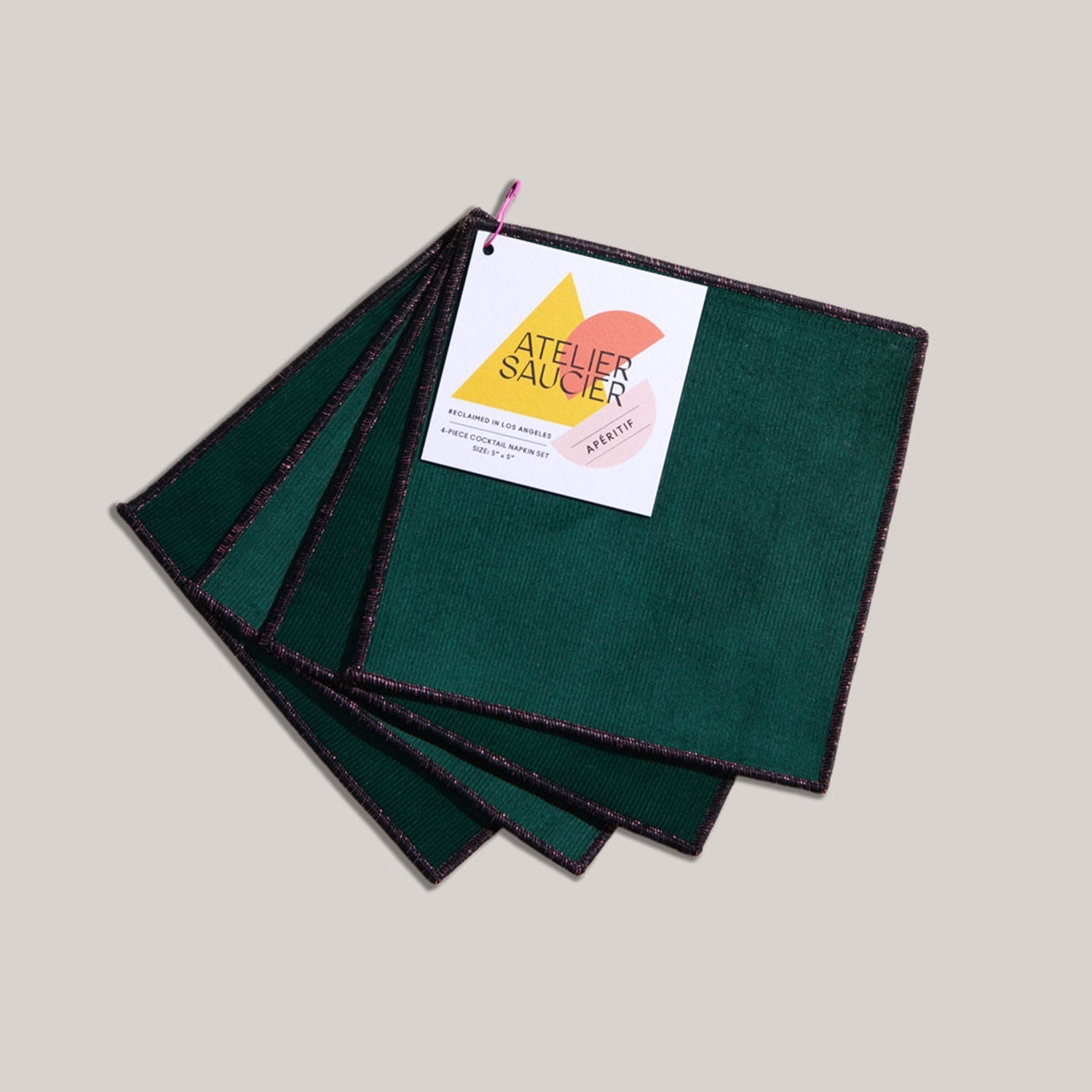 Bird of Paradise Cocktail Napkins | Set of 4.