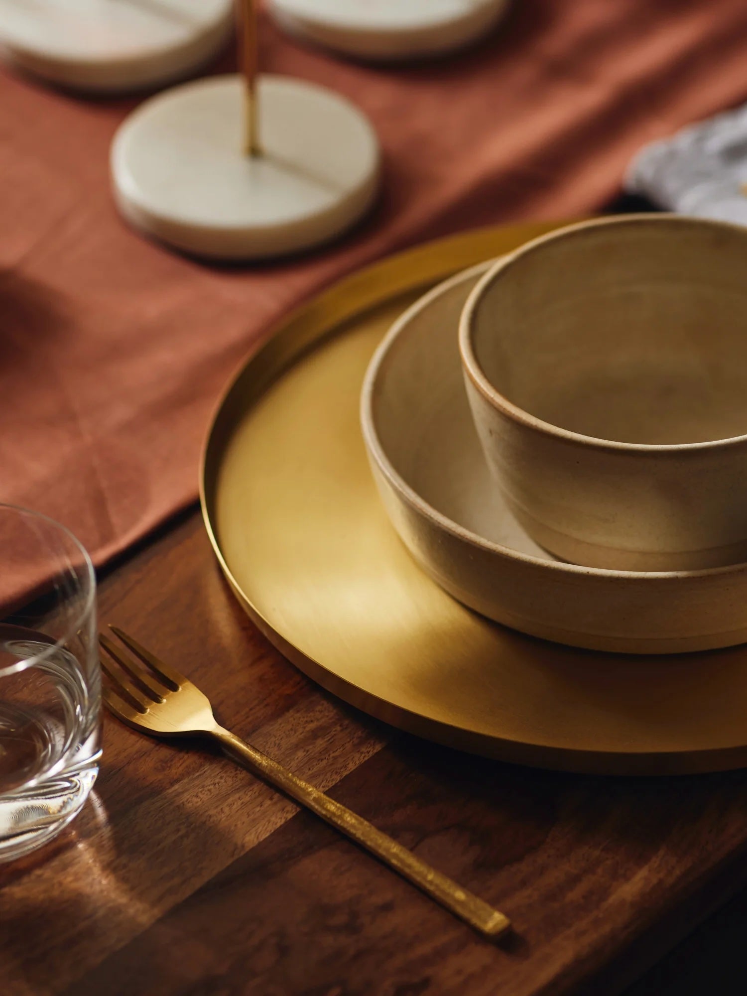 Handmade Heirloom Brass Serving Plate
