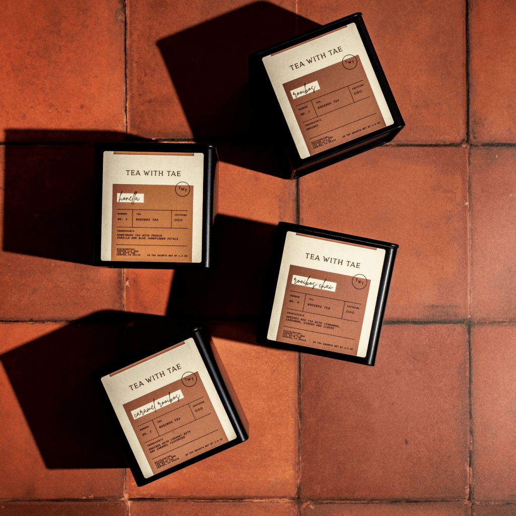 Caramel Rooibos Tea Tin Gift (20 tea sachets) - Shop_nameTea with Tae
