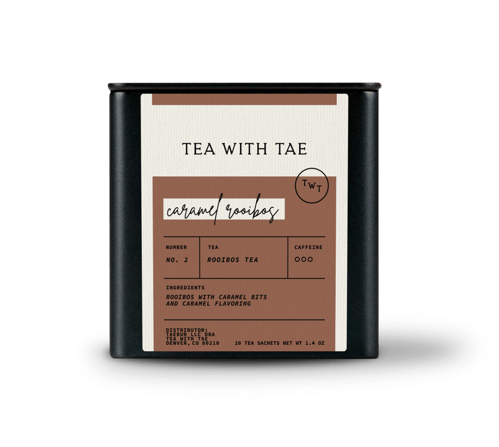 Caramel Rooibos Tea Tin Gift (20 tea sachets) - Shop_nameTea with Tae