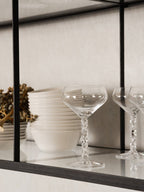 Carat Coupe - Set of 2: Modern Cut Crystal Elegance by Lena Bergström - Shop_nameOrrefors