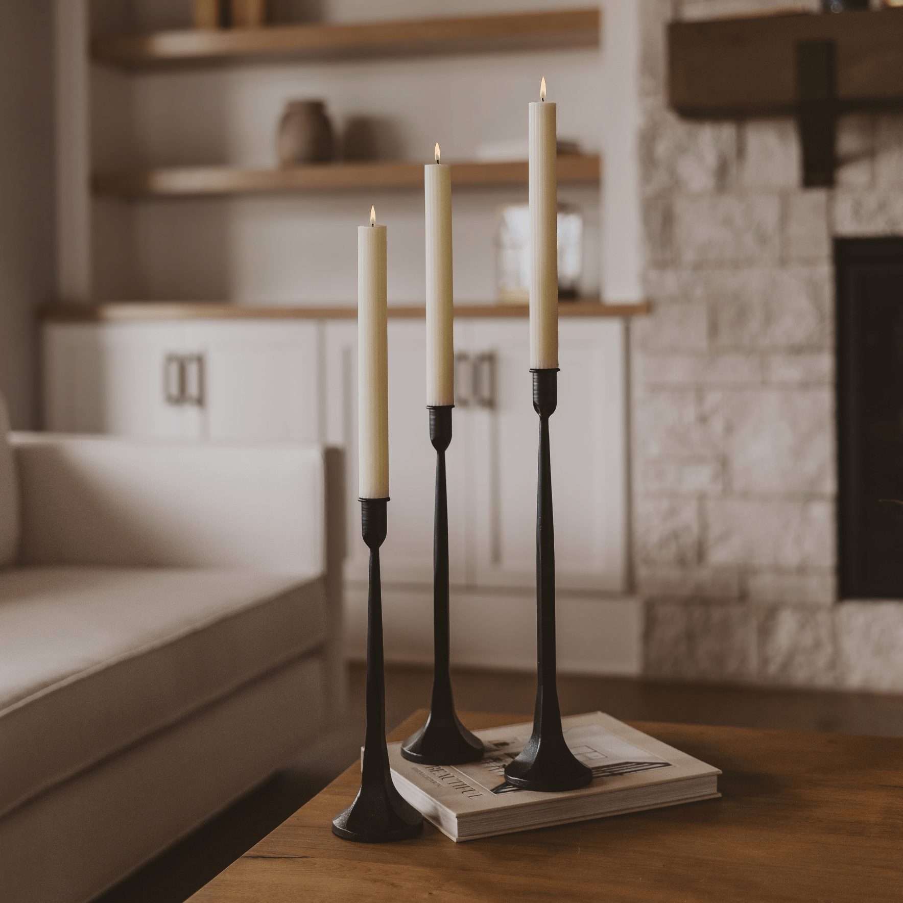 Cast Iron Taper Candle Holders - Shop_nameSweet Water Decor