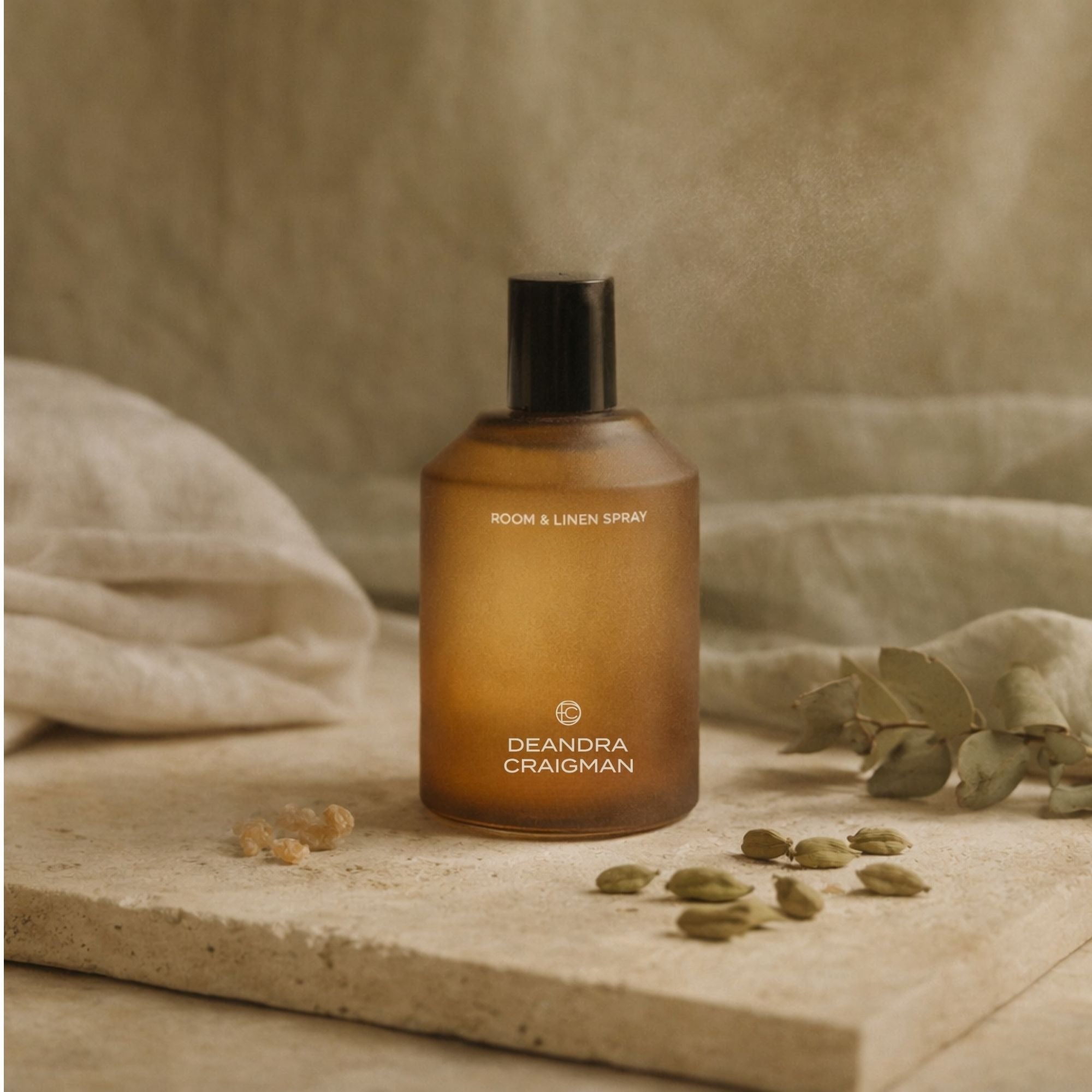 Santal Cardamom Room & Linen Spray.