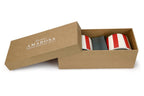 Ceramic Red Stripe  Coffee cup - 3.5 x 2.5 Inches ( Set of 4 ).
