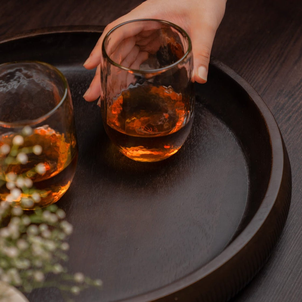 Chiseled Leila Large Tray.