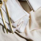 Cream Burlap Crème Napkins | Set of 4 - Shop_nameATELIER SAUCIER