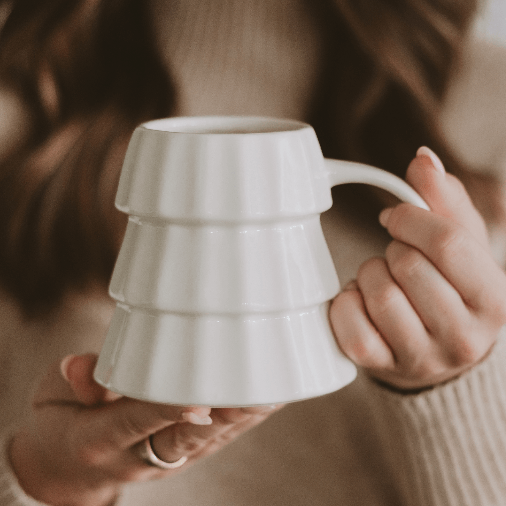 Cream Tree 17oz. Figurine Coffee Mug - Shop_nameSweet Water Decor