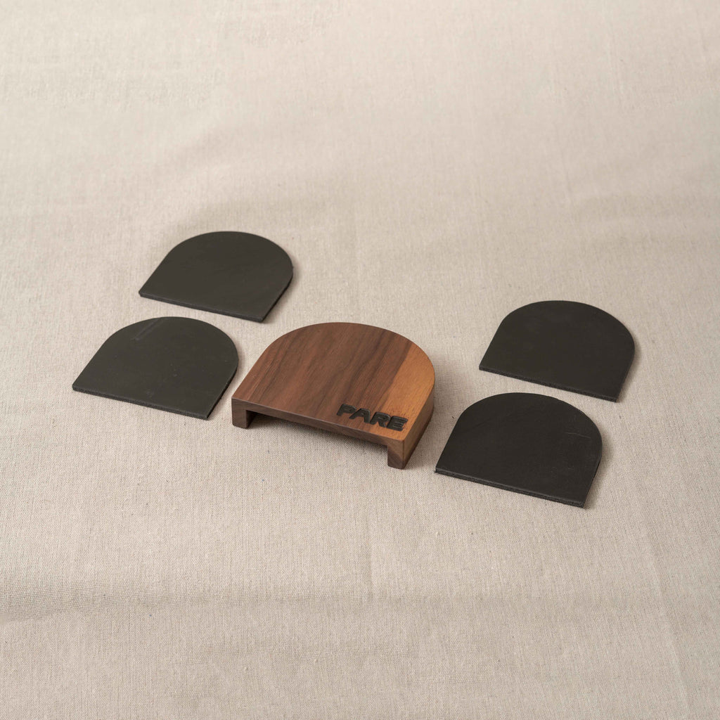 Coaster Set with Holder