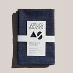Denim Linen Napkins | Set of 4.