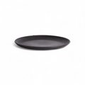 Flat Salad/Dinner Plate | Edan 9.4" - Matte Black Stoneware
