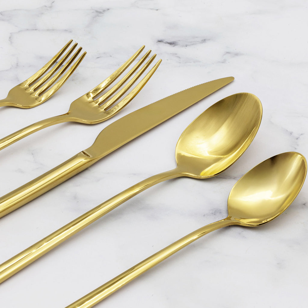 Emilia Mirror 20-Piece Flatware Set