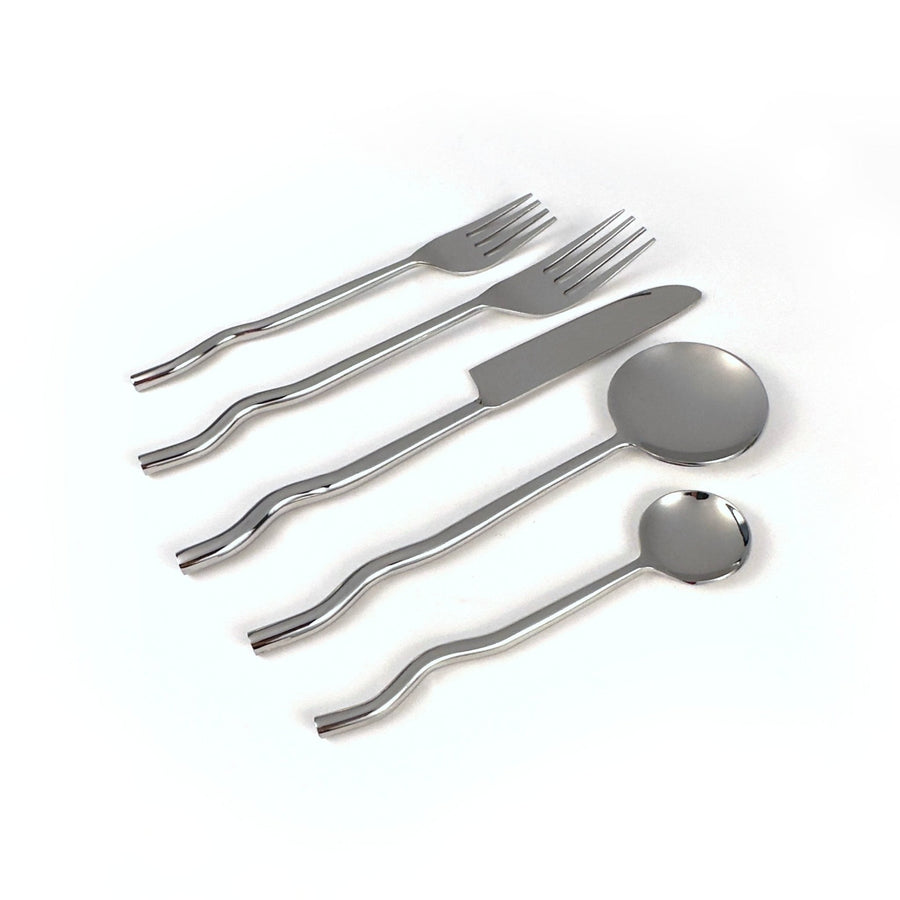 Emma Silver Flatware (Set of 20) by MESO.