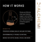Alchemi Natural Argon Wine Preserver