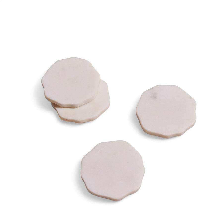 Flor Marble Coasters (Set of Four) by MESO.