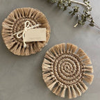 Fringes Coaster - set of 4.