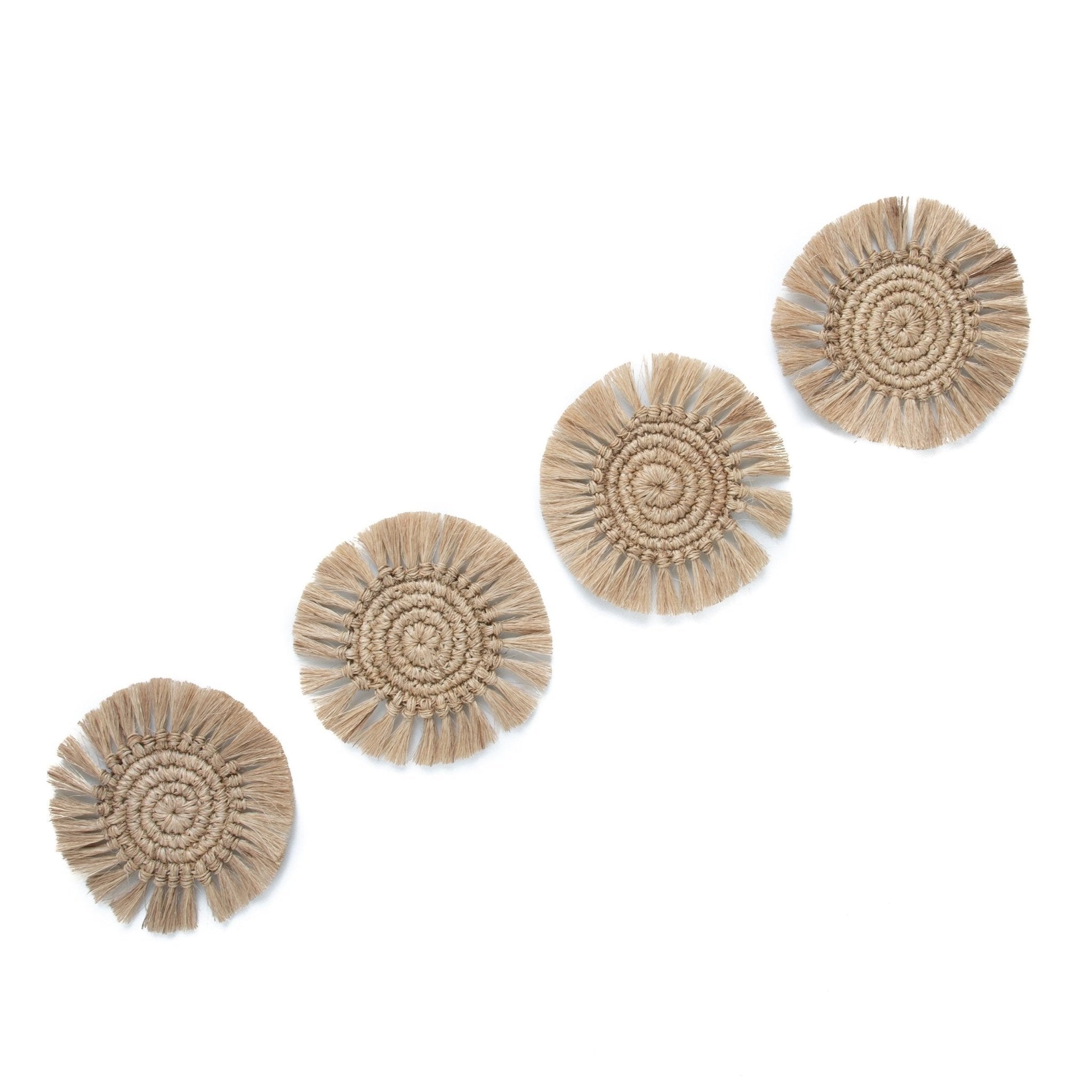 Fringes Coaster - set of 4.