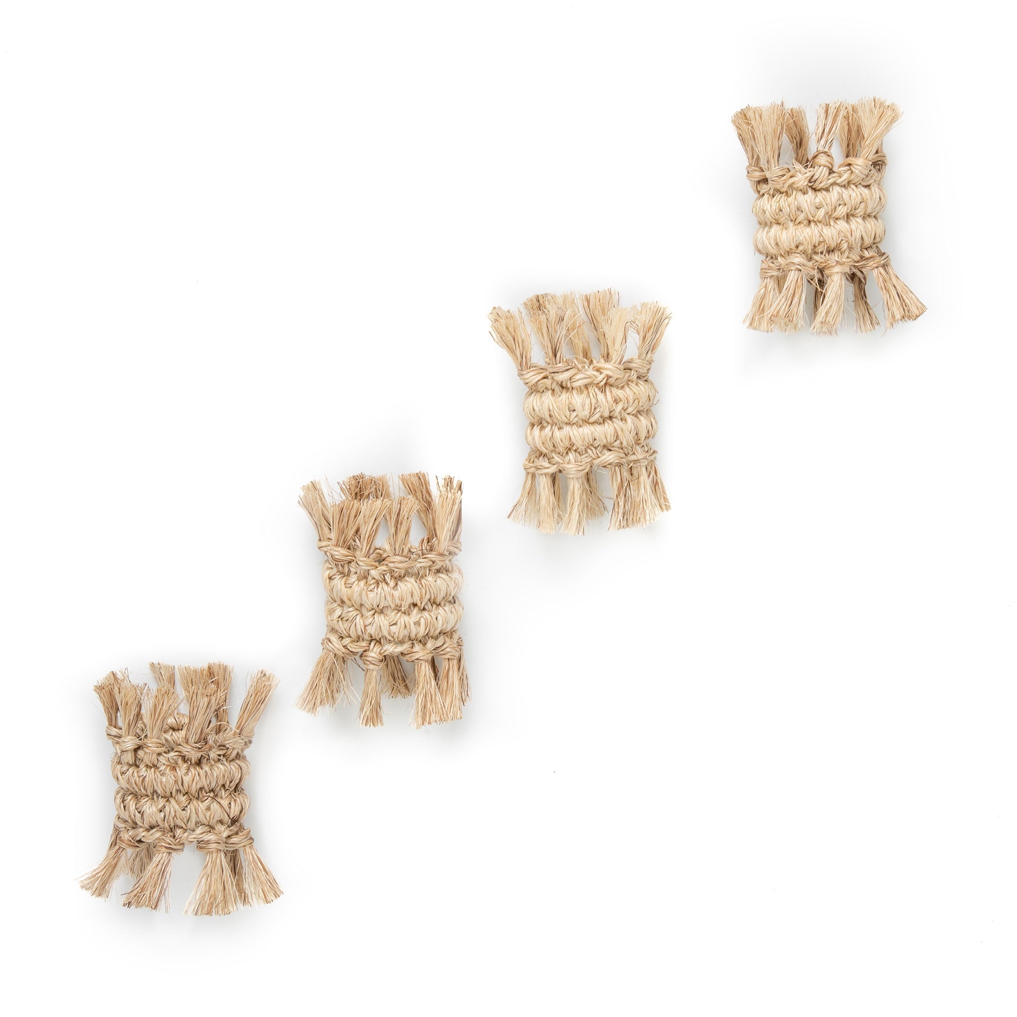 Fringes Napkin Ring - set of 4.