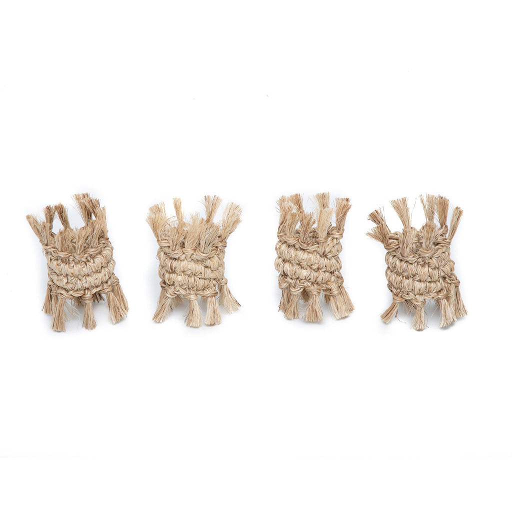 Fringes Napkin Ring - set of 4.