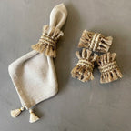 Fringes Napkin Ring - set of 4.