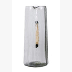 Hammered water pitcher, Natural -6.25 x 9.5 Inches.