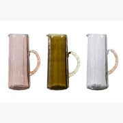 Hammered water pitcher, Natural -6.25 x 9.5 Inches.