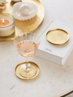 Heirloom Brass Coasters, Set of 4.
