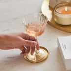 Heirloom Brass Coasters, Set of 4.