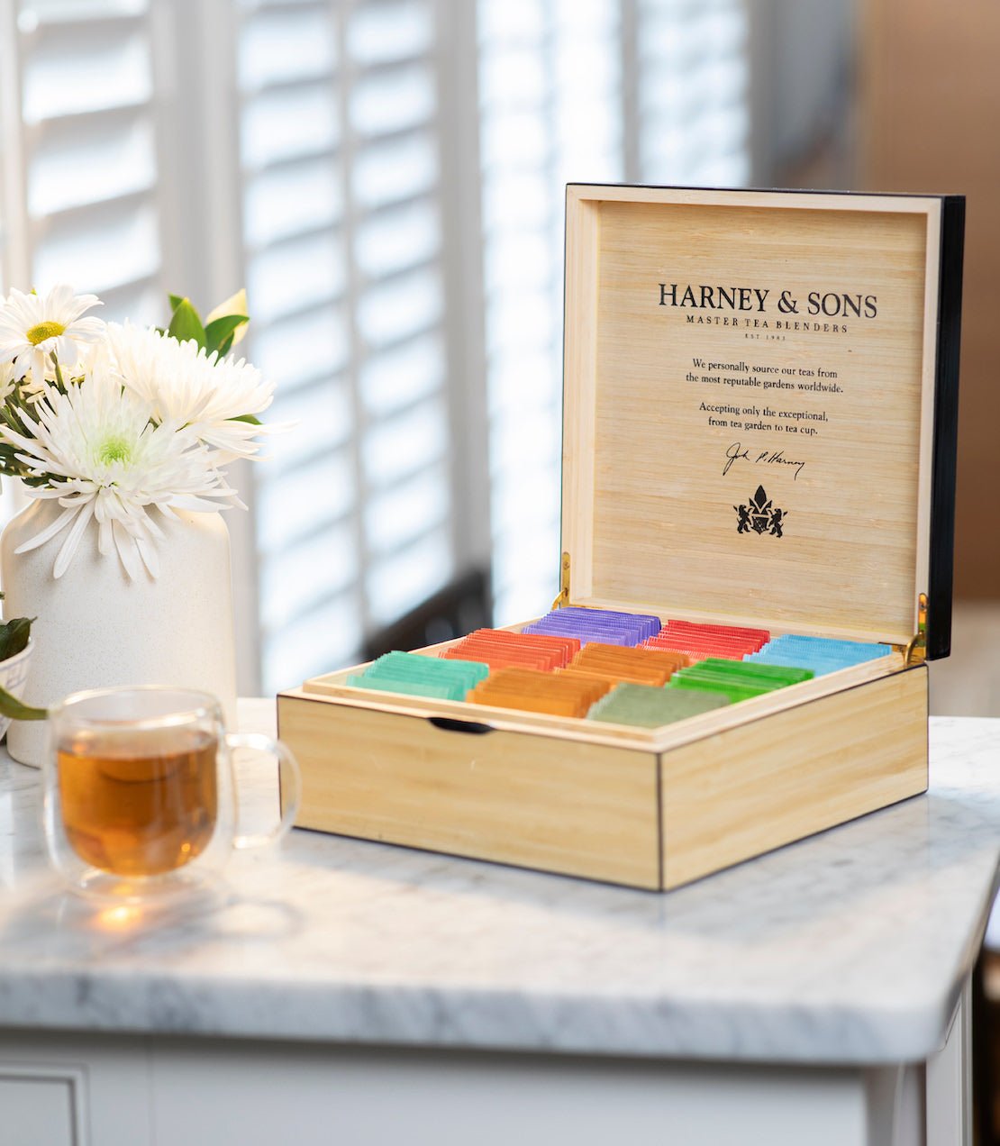 Heirloom Tea Chest Featuring Nine Teas – Teabags - Shop_nameHarney & Sons Fine Teas