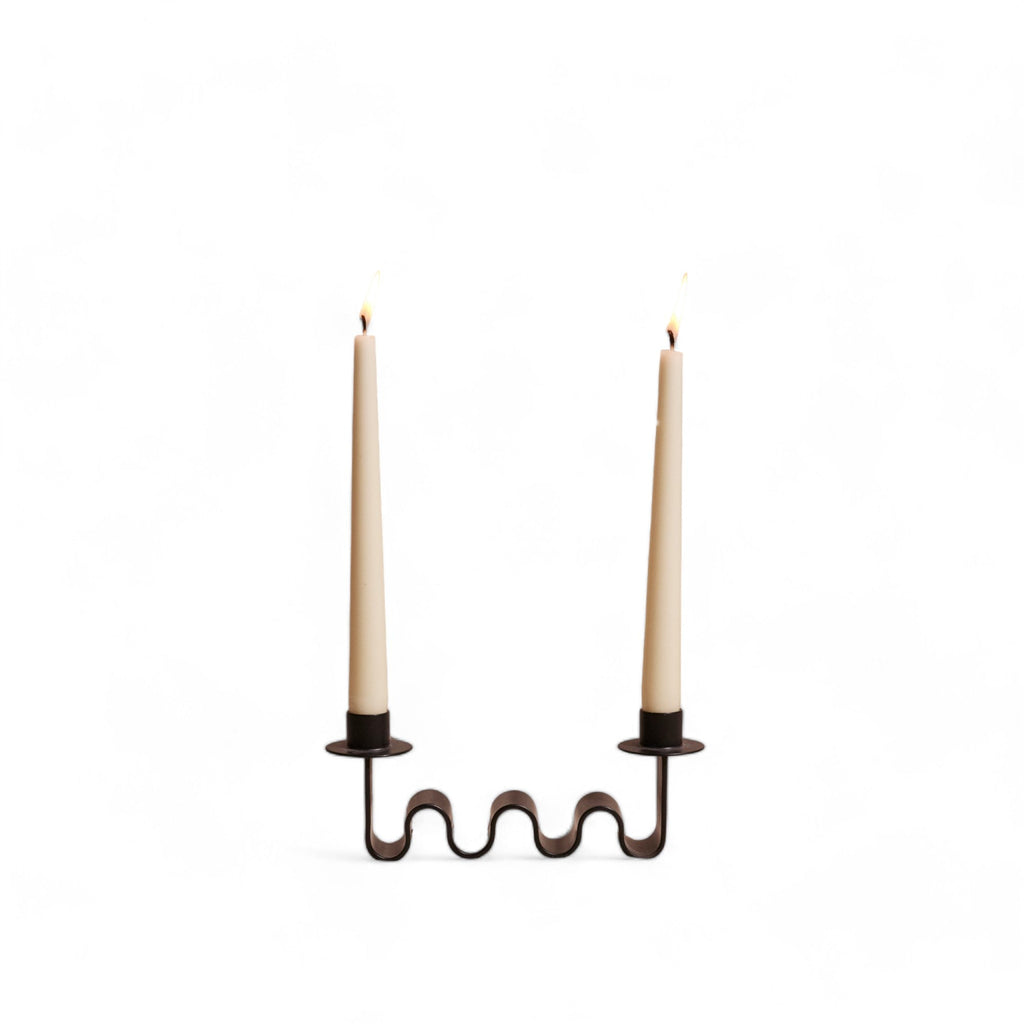Helen Black Candle Holder by MESO.