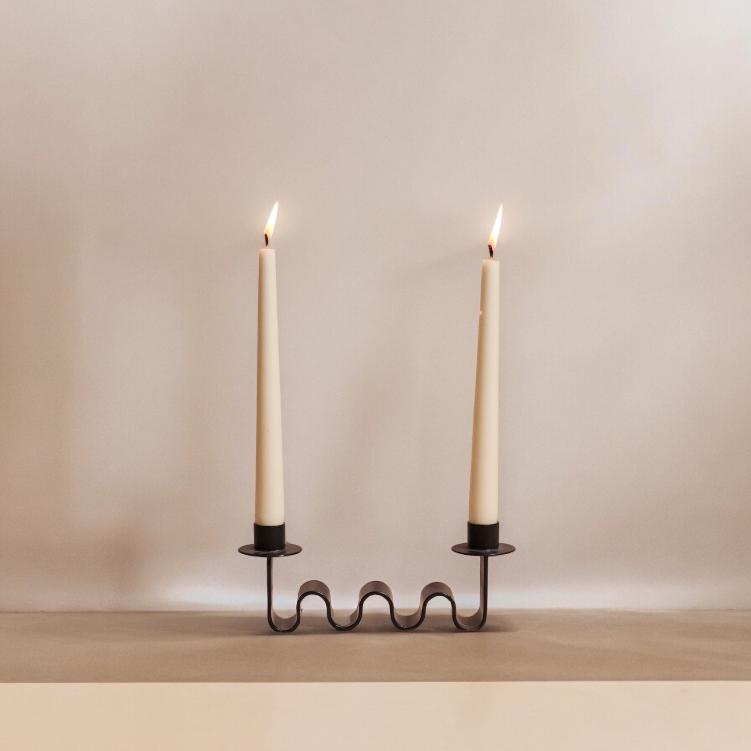 Helen Black Candle Holder by MESO.