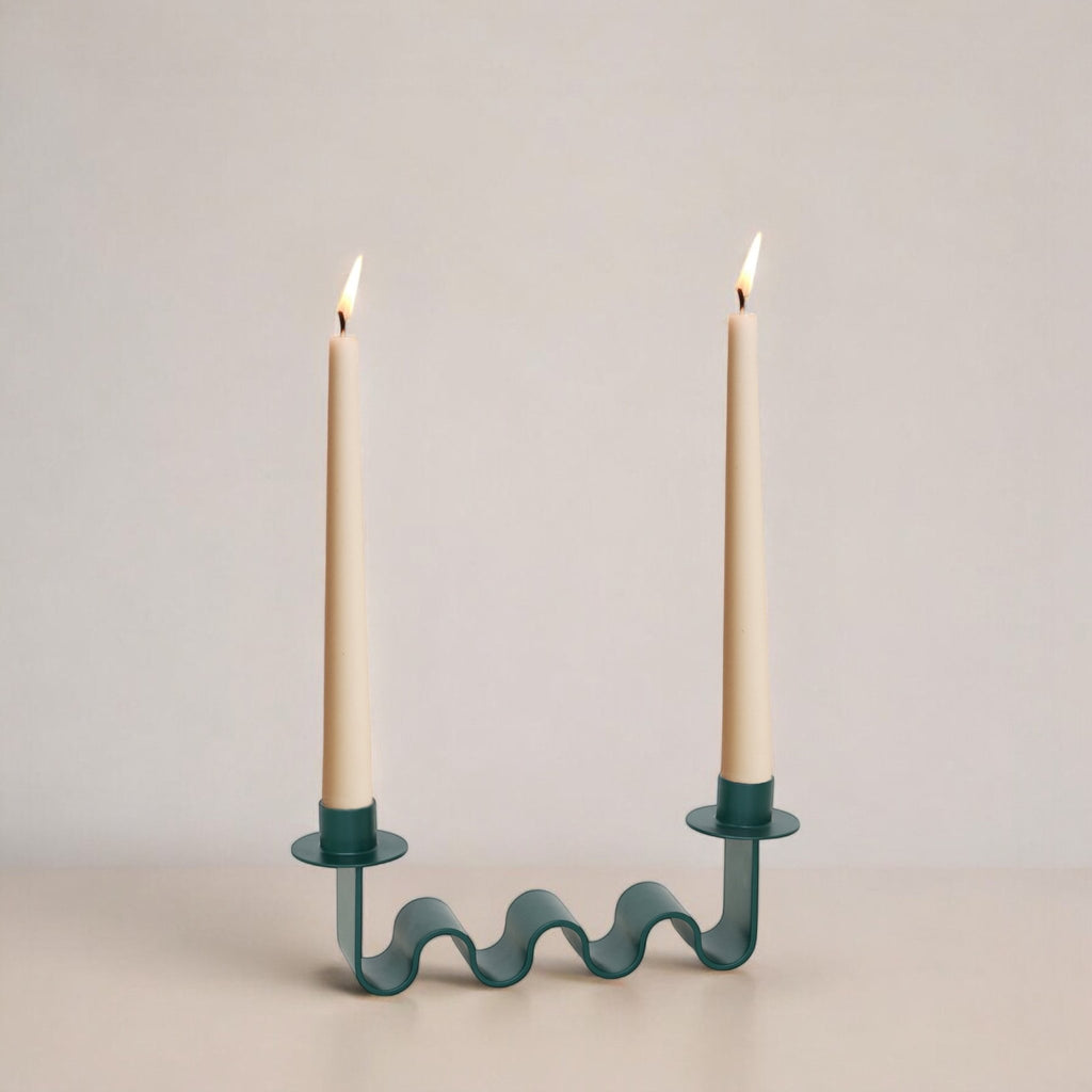 Helen Forest Green Candle Holder by MESO.
