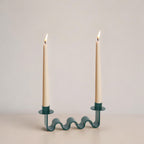 Helen Forest Green Candle Holder by MESO.