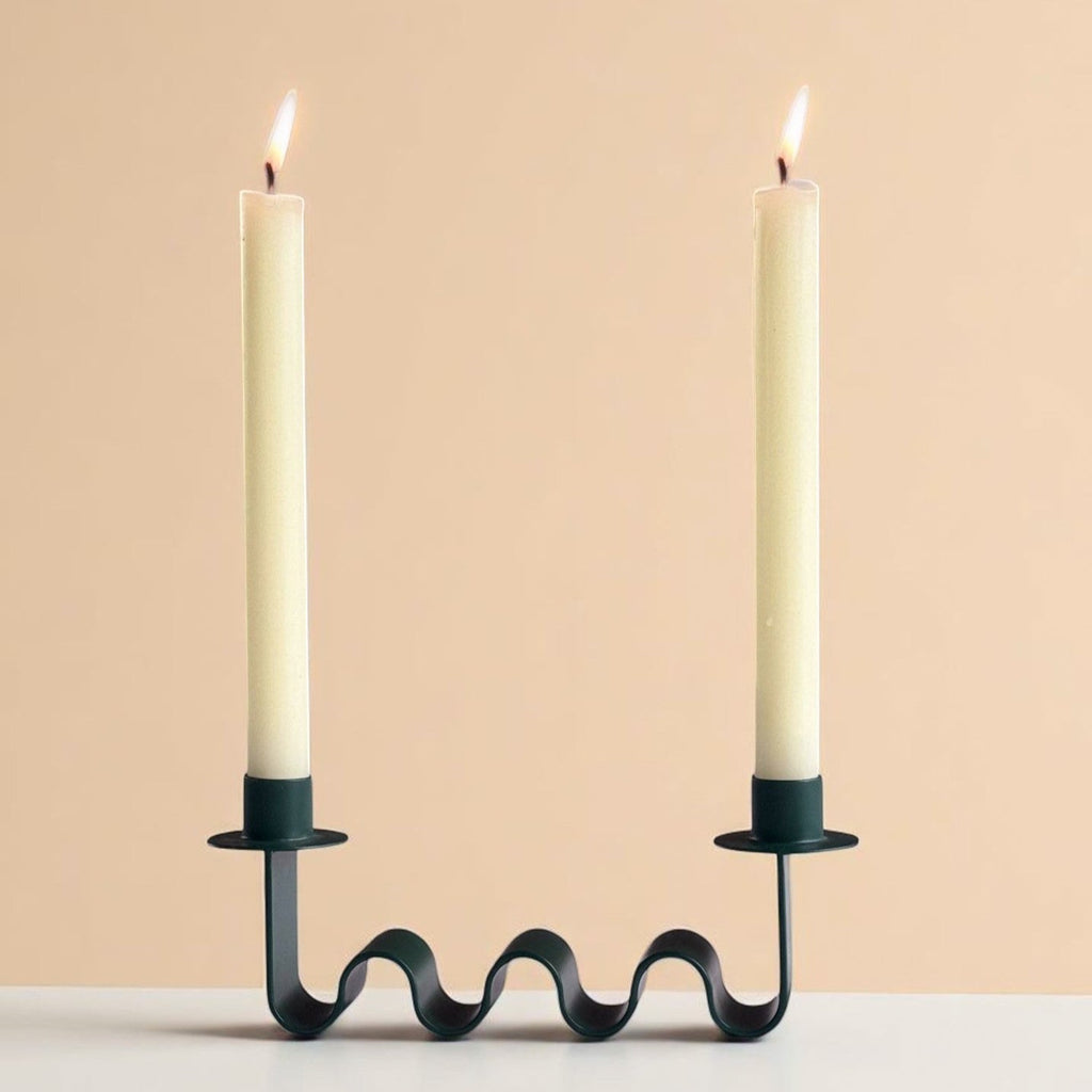 Helen Forest Green Candle Holder by MESO.