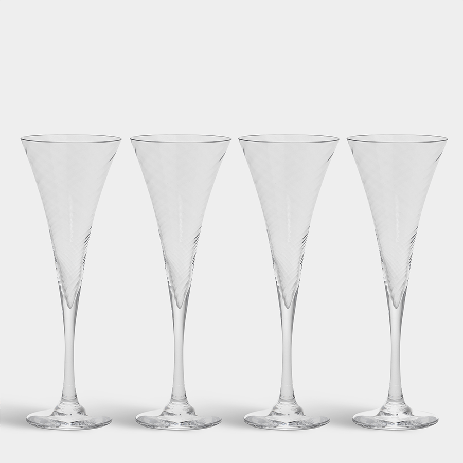 Helena Champagne - Set of 4.
